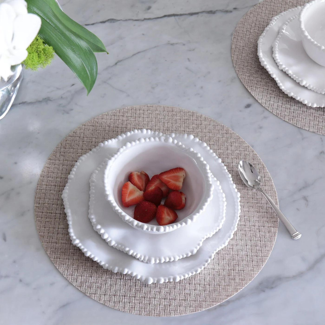 Evida Woven Round Placemat Set of 4