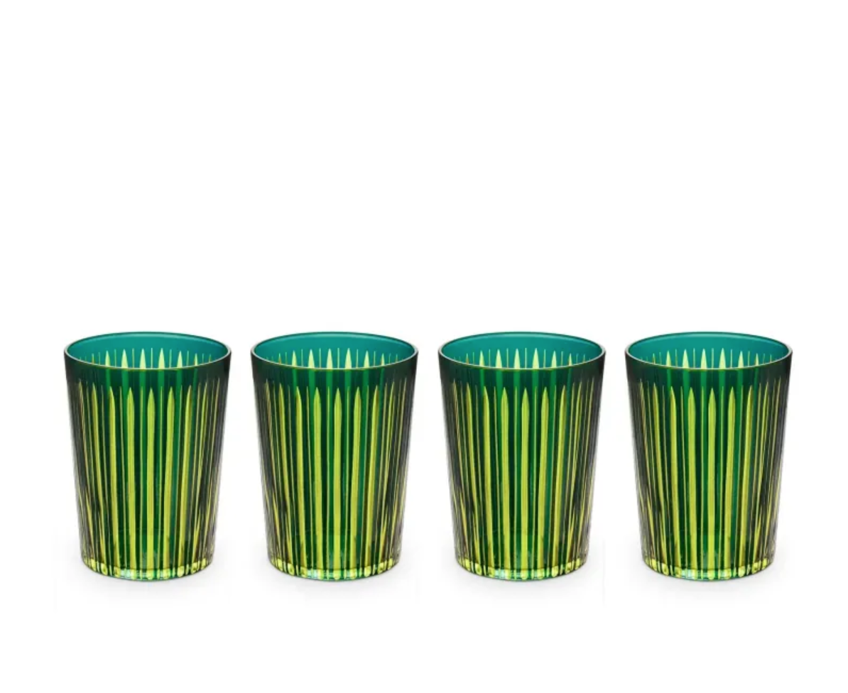 Prism Green Highball Set of 4