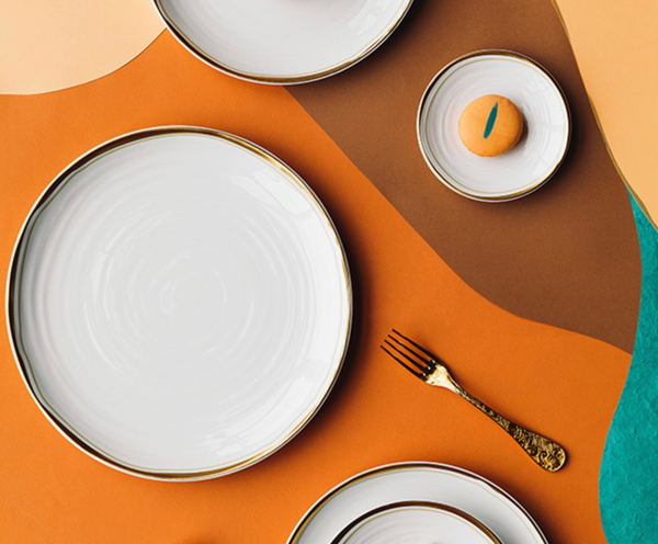 Albatre Dinnerware - Gold
