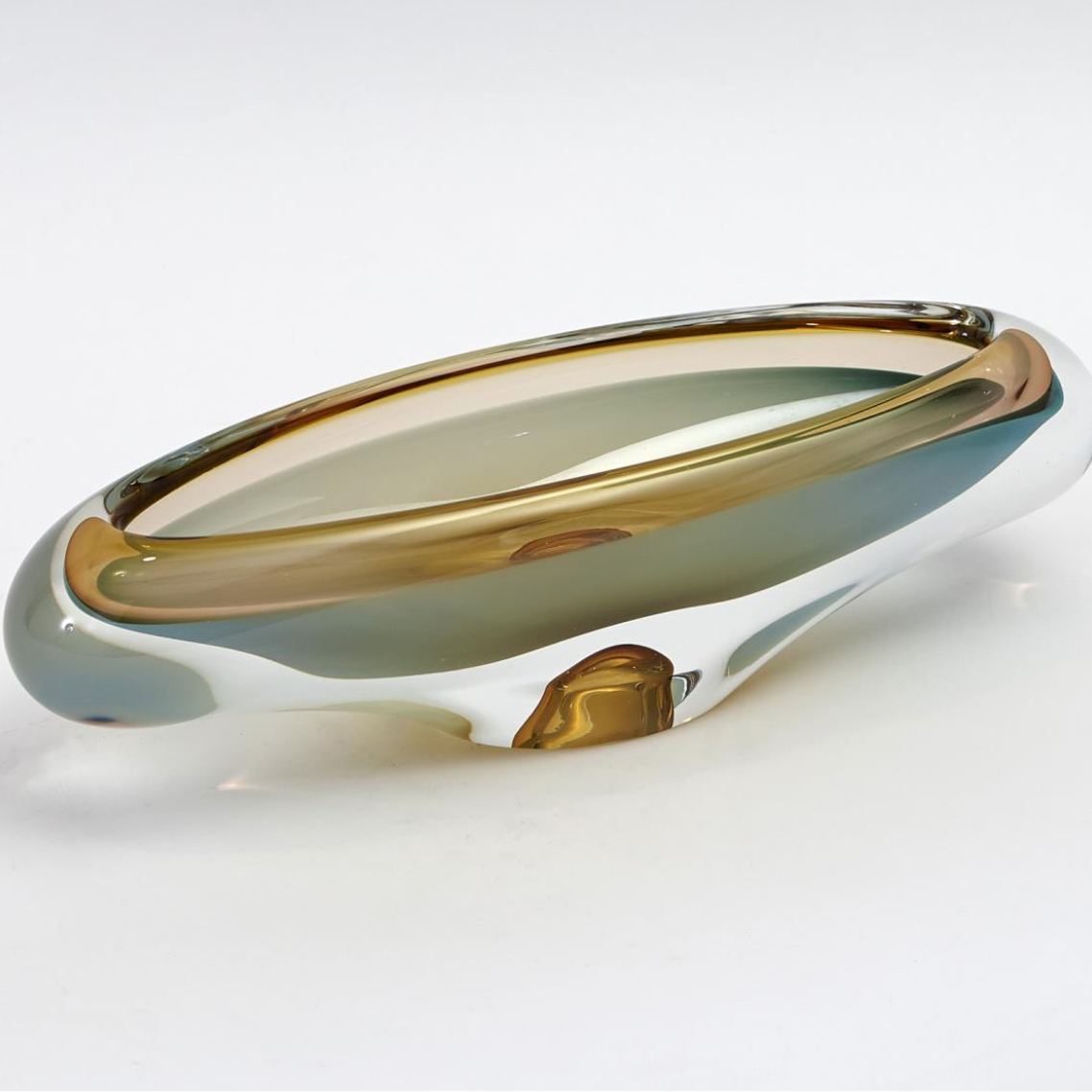 Canoe Bowl - Pistachio & Amber