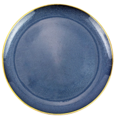 Metallic Glass Platter - Sapphire