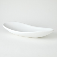 Flagstone Oblong Platter - White.