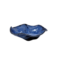 Dripping blue floral bowl by David Changar. 