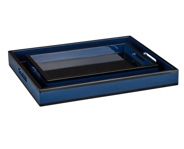 Marine Lacquer Rectangle Tray