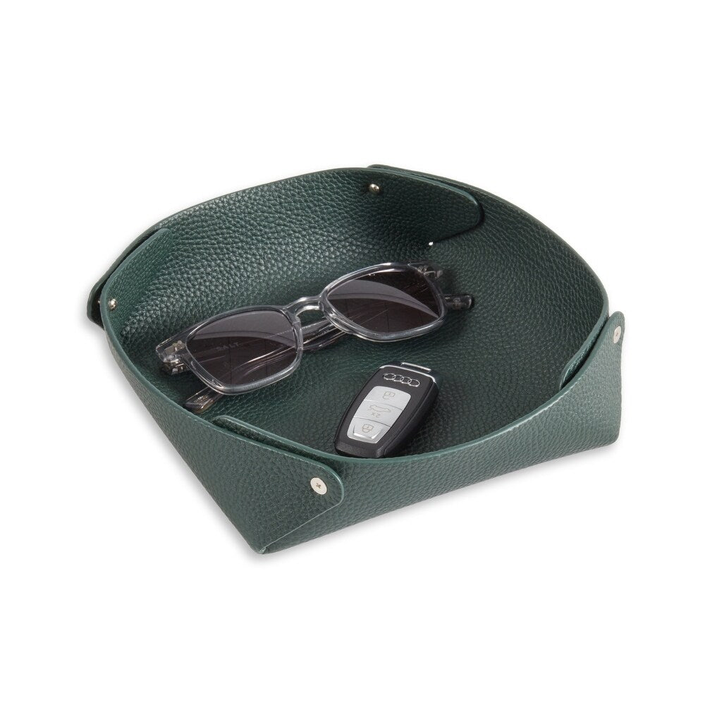 Alex Leather Valet Tray -