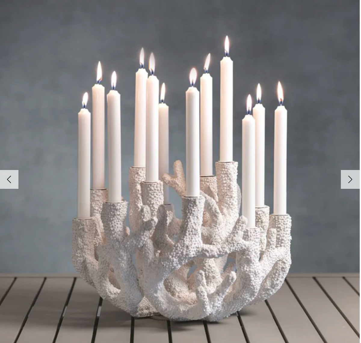 Coral 12-Tier Candle Holder