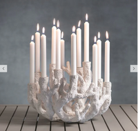 Coral 12-Tier Candle Holder