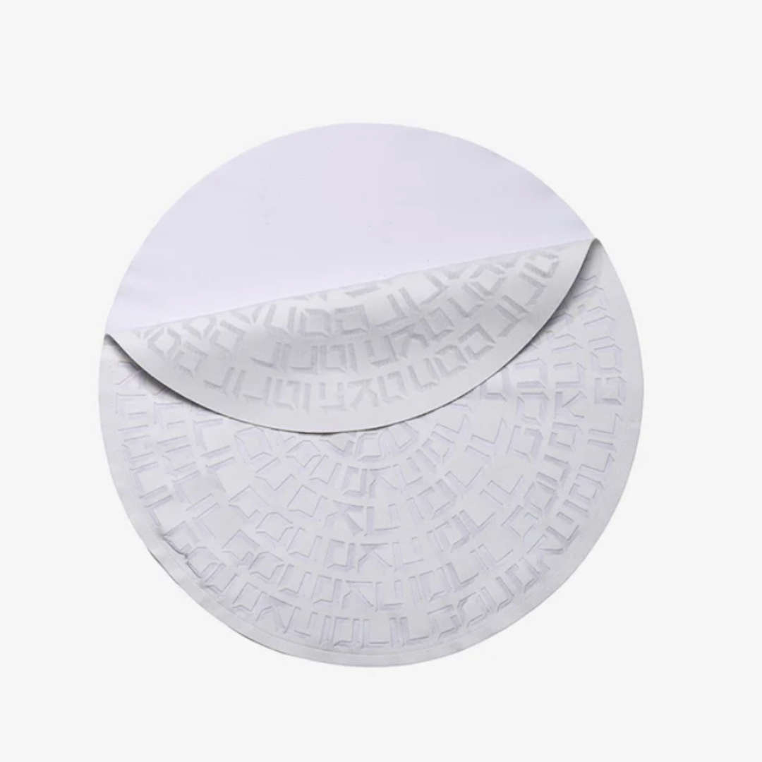 Type Leatherette Matzah Cover - White