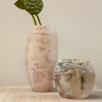 Oceania Resin Vase Blush -