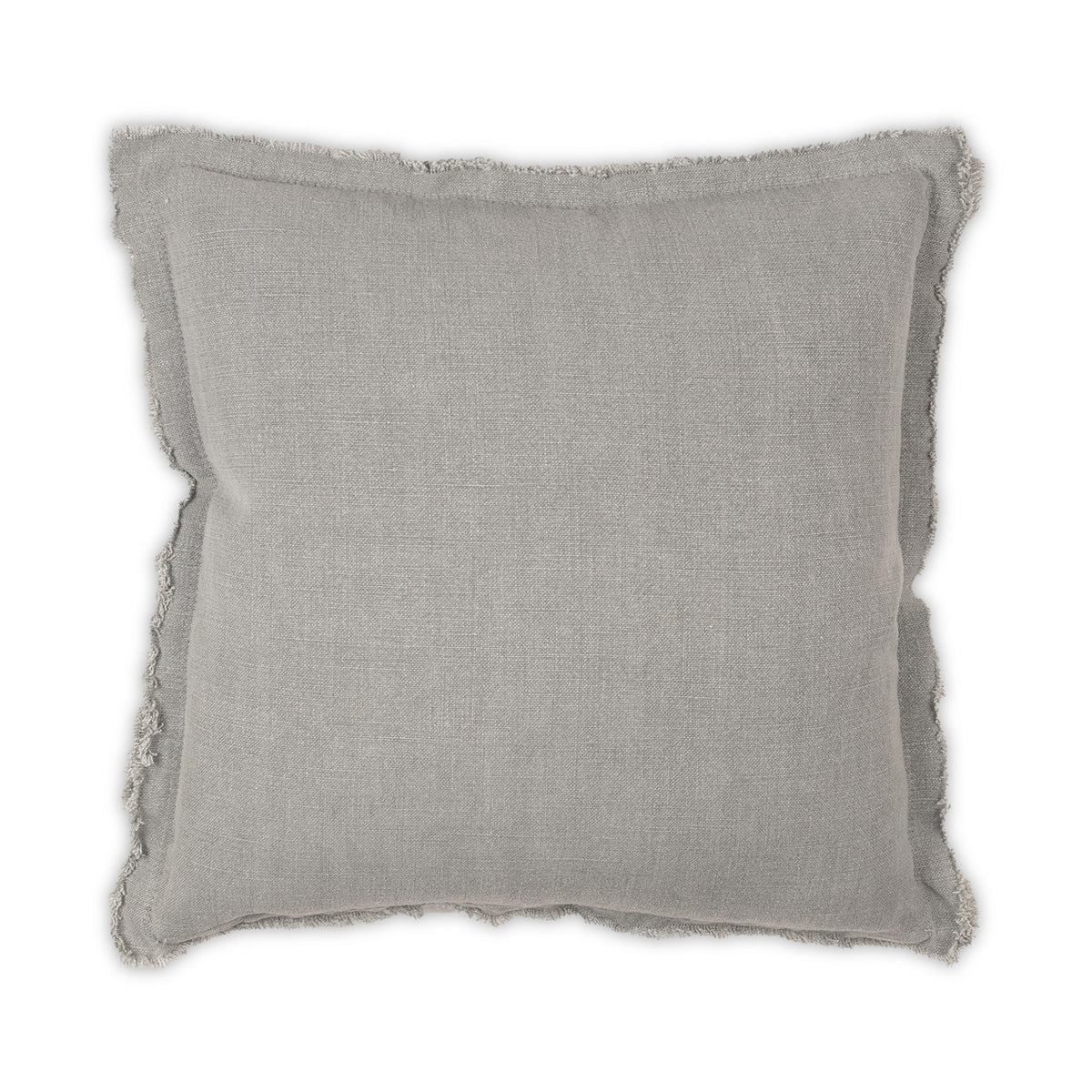 Maya Cali Linen Pillow - Moon Grey 22 x 22