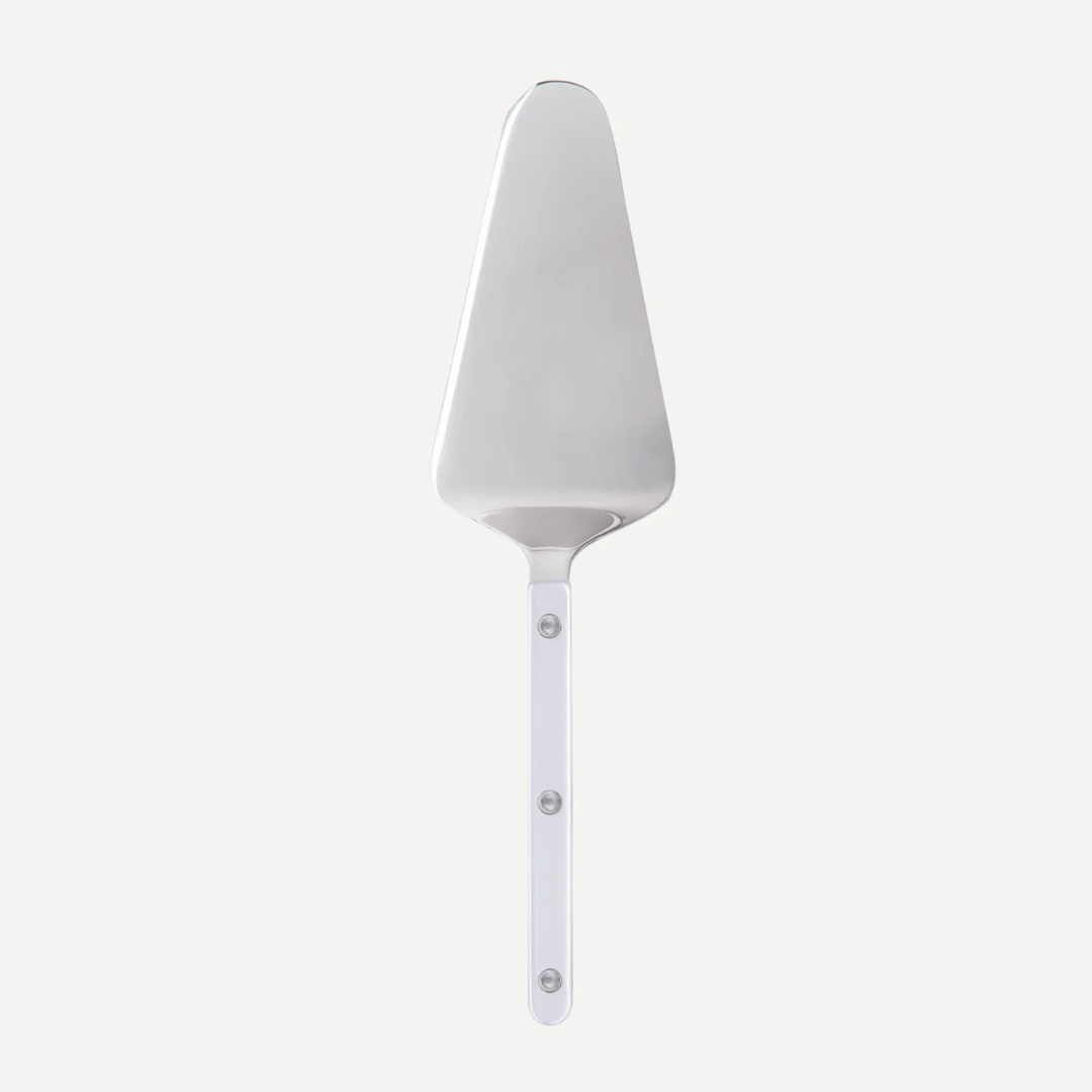 Bistro Shiny Silver Tart Server Pearly -