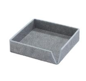 Cocktail Napkin Box Stingray Gray