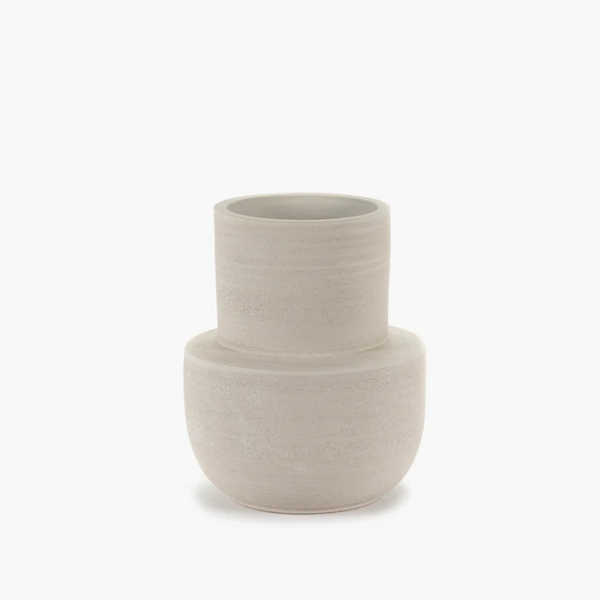 Volumes Vase Beige -