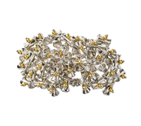 Lucent Napkin Ring in Silver & Gold, Set of4