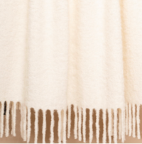 Brushed Boucle Throw -