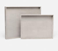 Emery Tray Rectangle French Grey  -