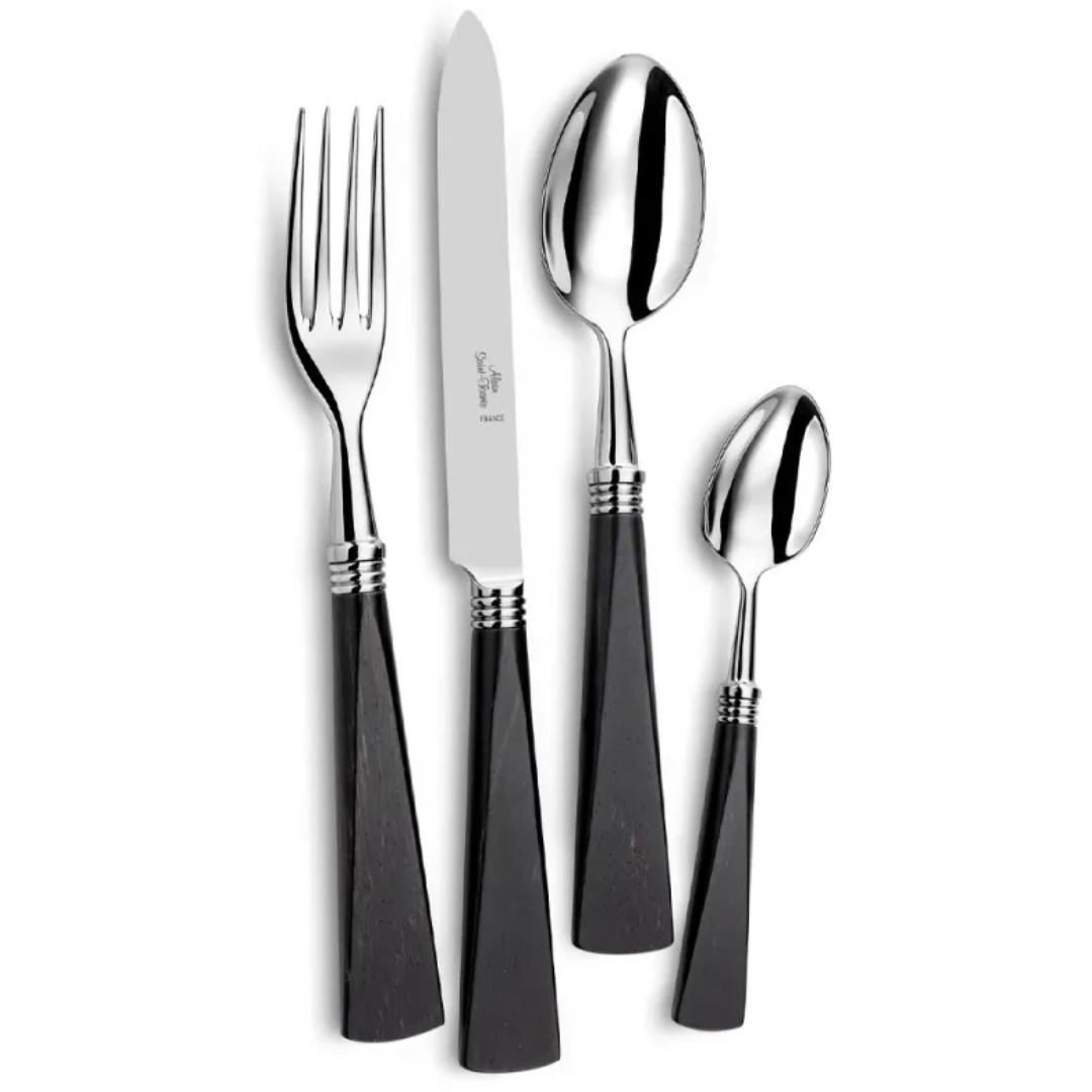 Tonia Flatware 5 Piece Setting Ebony