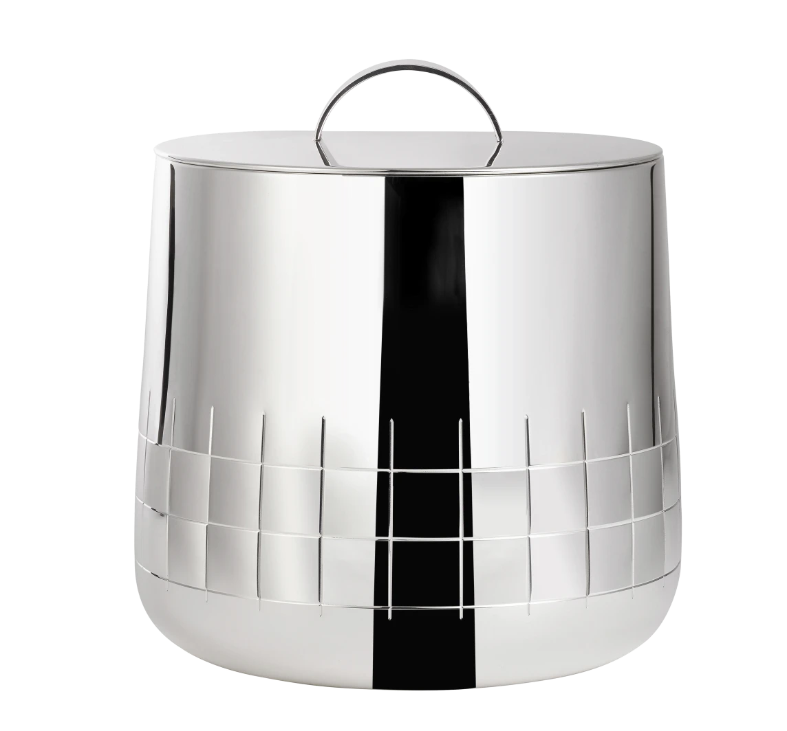 Graphik Christofle  Silver Plated Ice Bucket