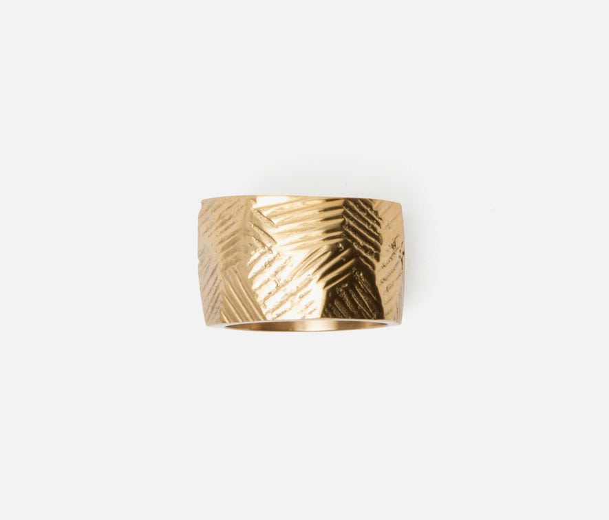 Gian Napkin Ring s/4 - Gold