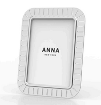 Striations Frame  Silver -