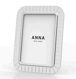 Striations Frame  Silver -