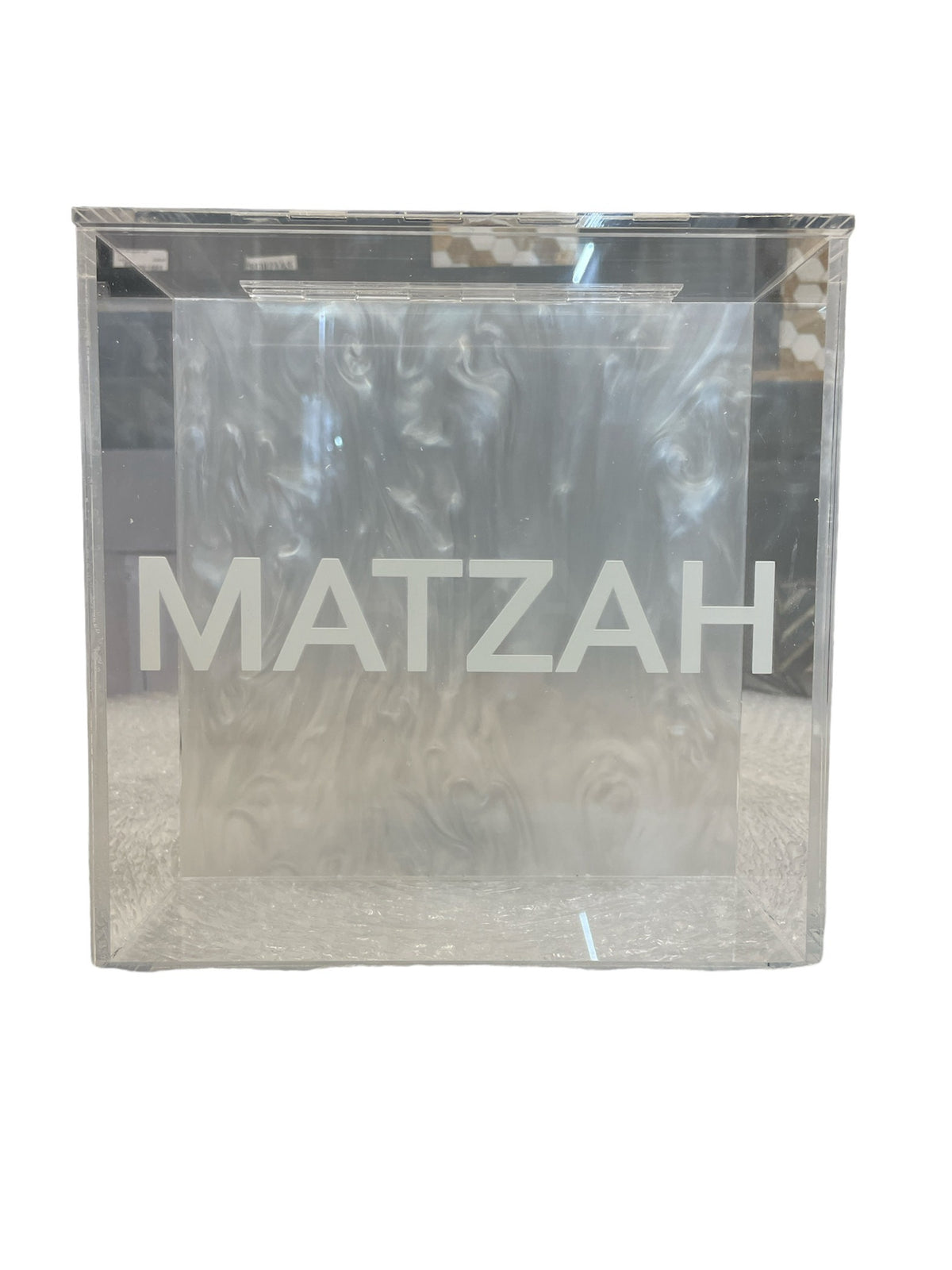 Matzah Box with Flip Top - New Styles