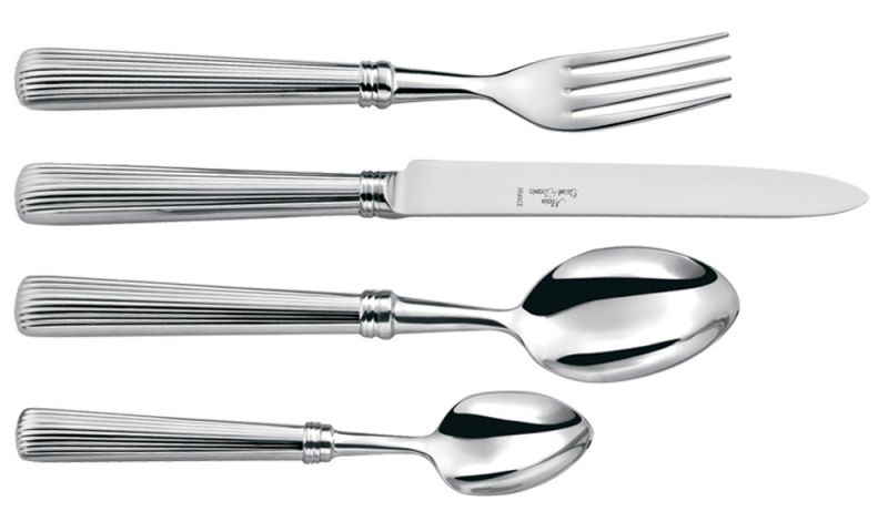 Beatrix Flatware 5 Piece Setting - Stainless Steel