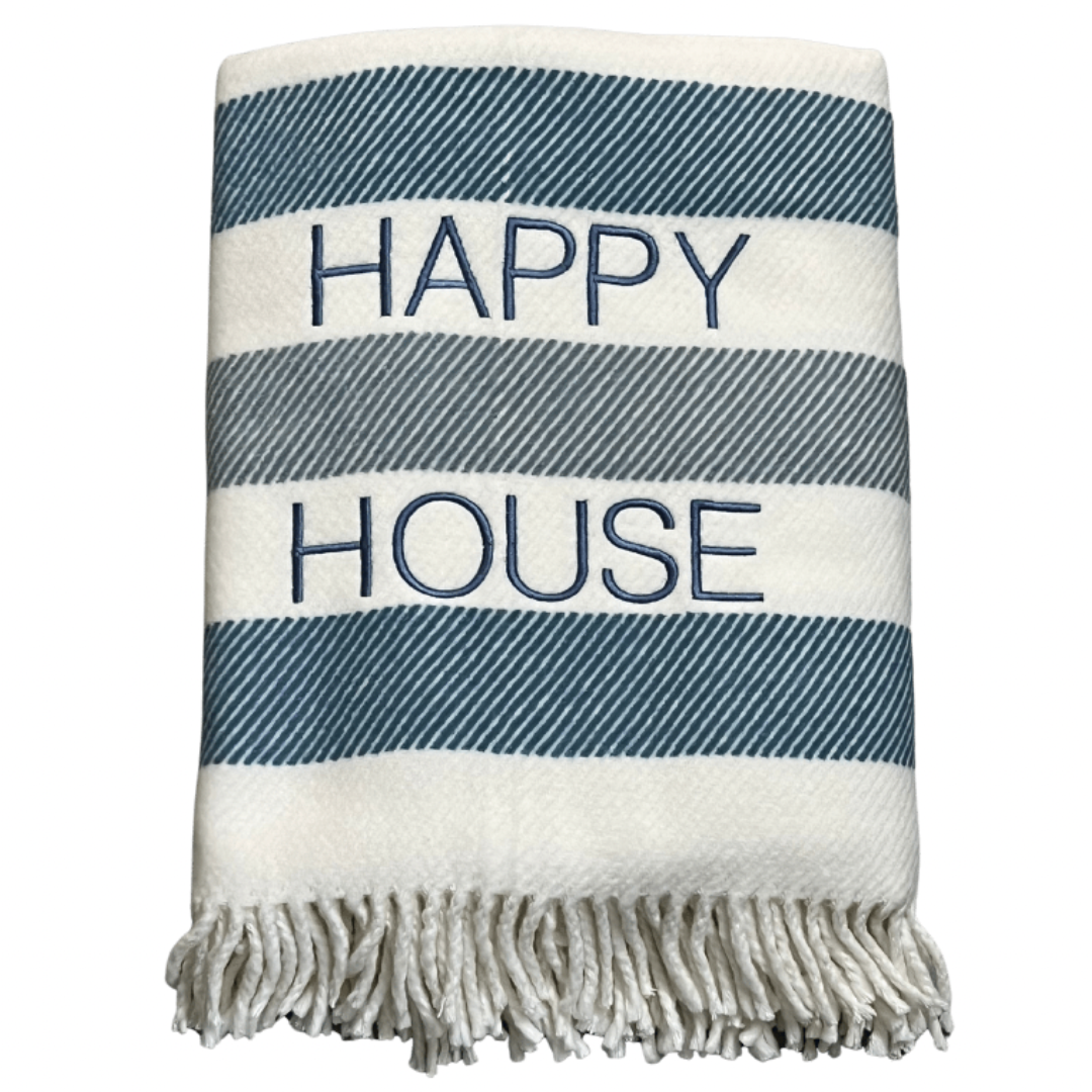 Happy House Throw