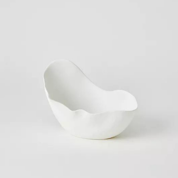 Horn Bowl White - Small.