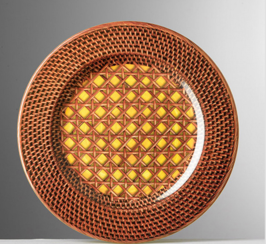 NEW! Patagonia Yellow Melamine Dinnerware - Mario Luca Italy