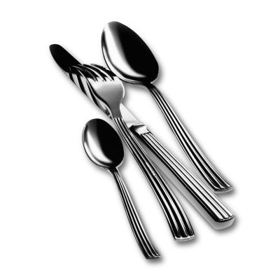 Sole Flatware 5 Piece Setting - Stainless Steel