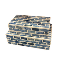 Blue Step Bone Box -