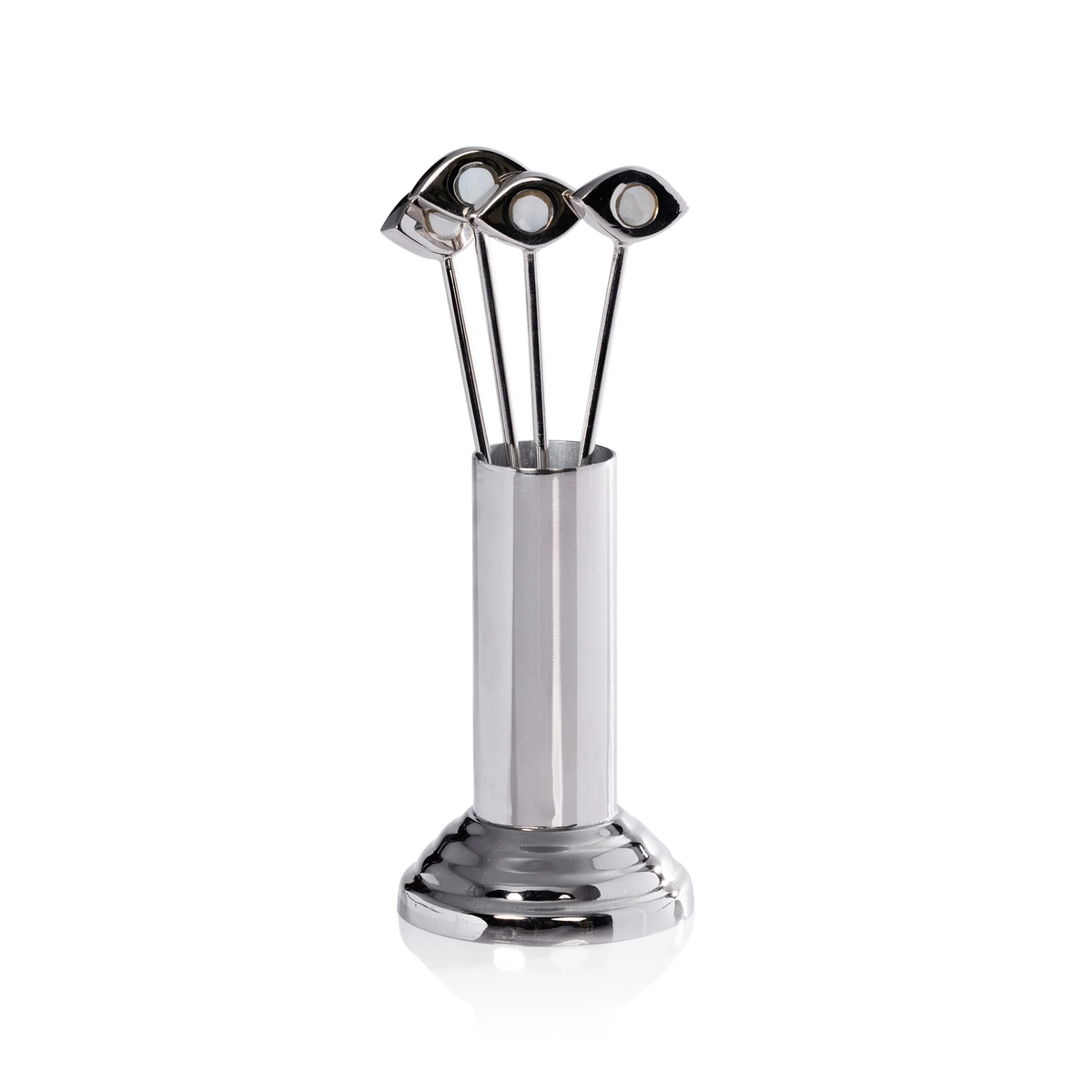 Evil Eye Cocktail Pick Set of 4  With Holder