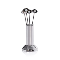 Evil Eye Cocktail Pick Set of 4  With Holder