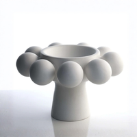 Nimbus Footed Bowl Alabaster