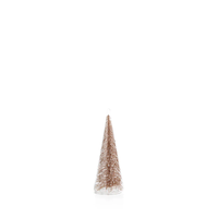 Glitter Glass Trees Champagne