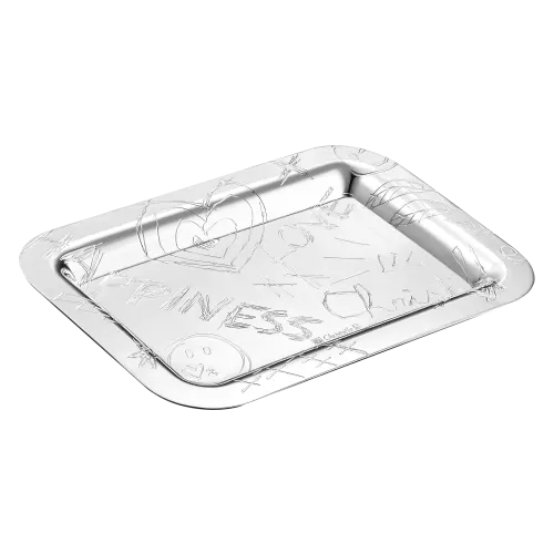 LOVE Graffiti Christofle Silver Plated Tray - BACK IN STOCK