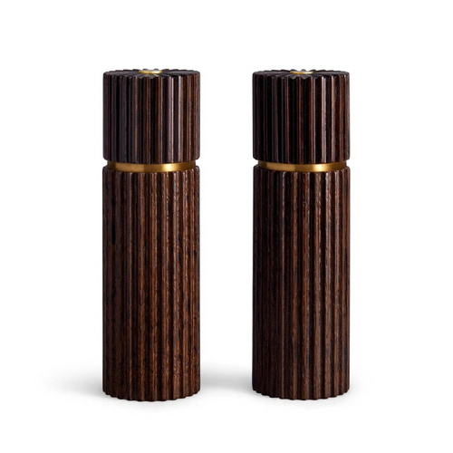 Ionic Salt + Pepper Mills - Natural Oak (Set of 2)