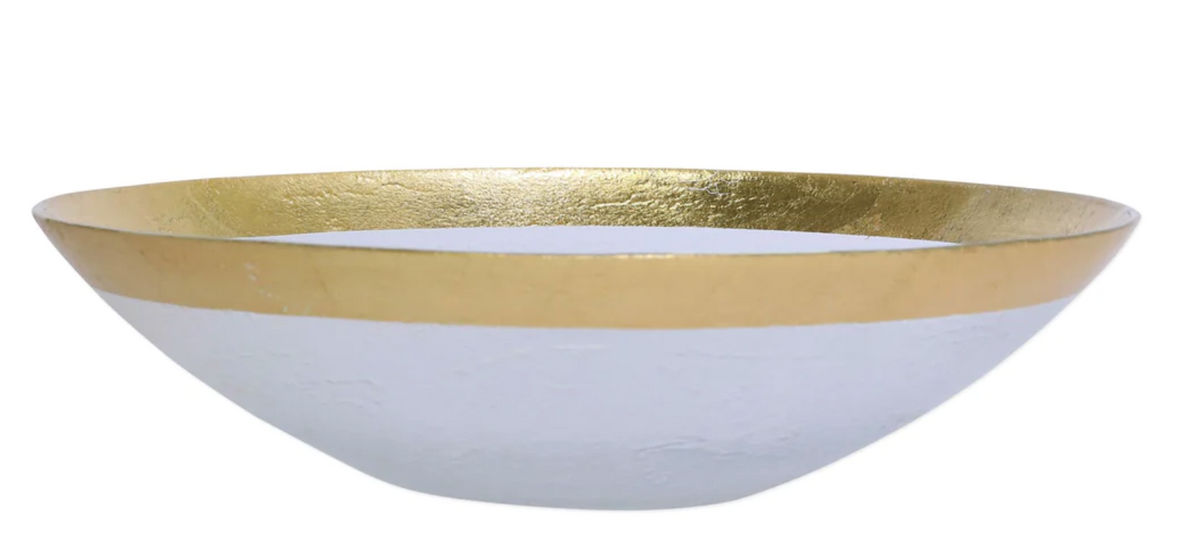 Rufolo Glass Dinnerware Gold