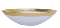 Rufolo Glass Dinnerware Gold
