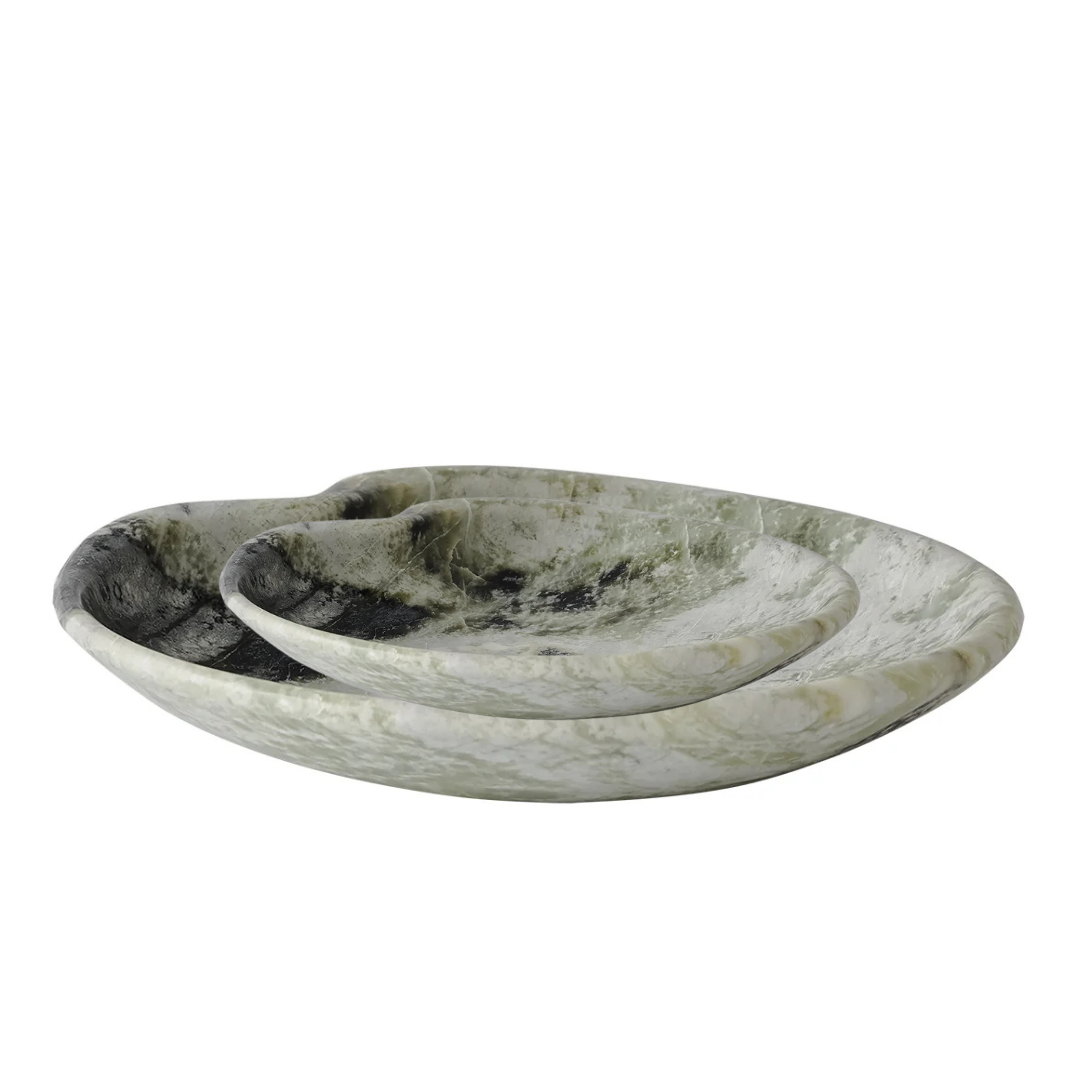 Lily Marble Bowl Irish Green -