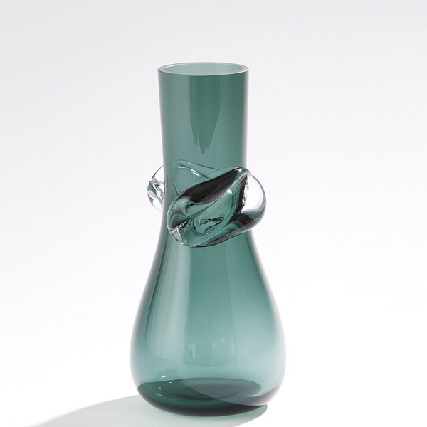 Knot Green Smoke Vase