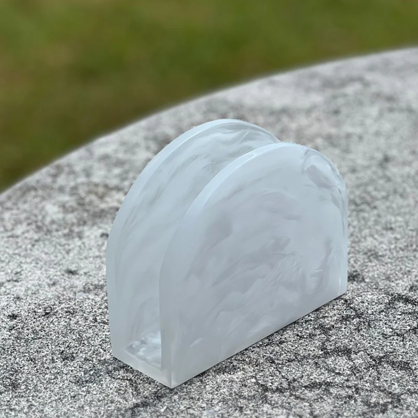 Dawn Resin Swirl Napkin Holder