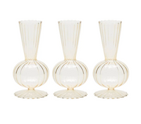 Tess Bud Vase Set of 4 - Champagne