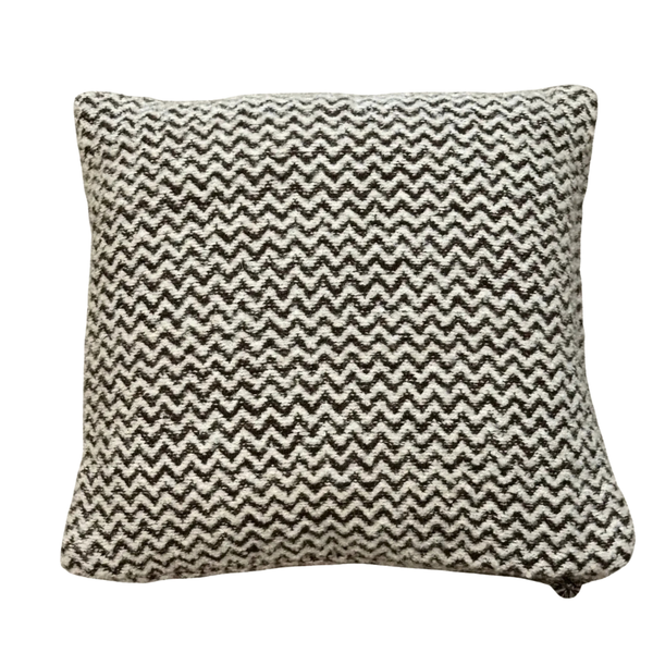 Chevron Pillow Brown 22 x 22