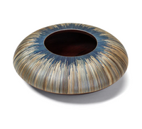 Split Midnight Blue Accent Bowl