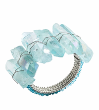 Radiant Napkin Ring s/4 - Seafoam