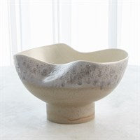 Cream Rises Dented Bowl