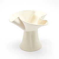 Eloise Vase - Raw Blanc