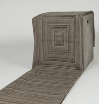 Concentric Yak Knit Throw